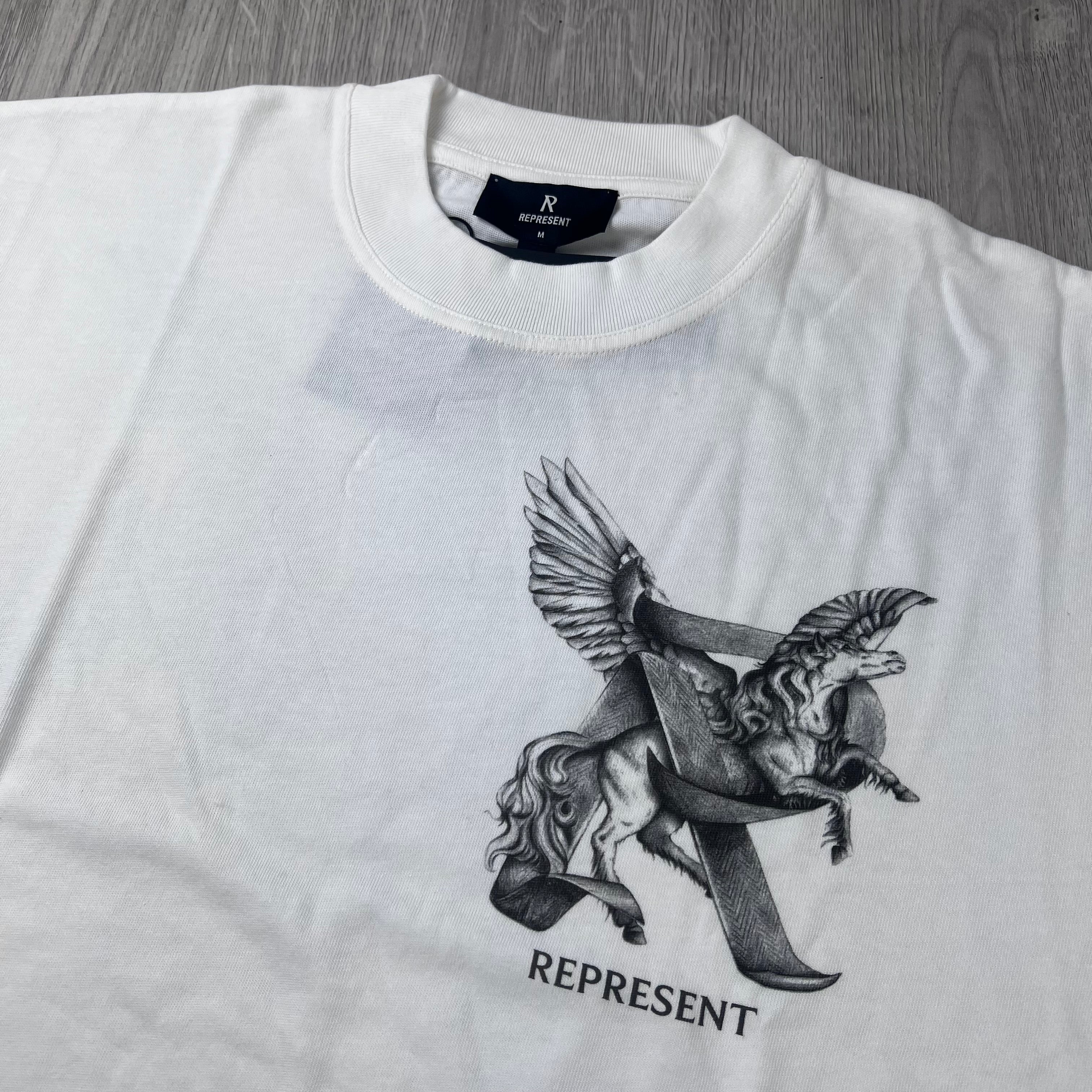 Represent 'Motion' T-Shirt -  Flat White