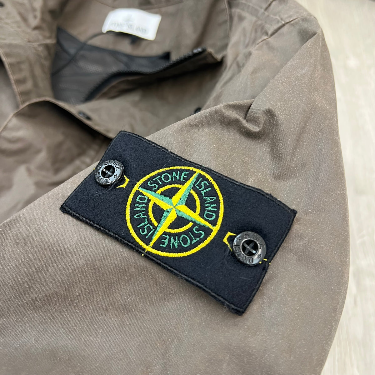 Stone Island Waxed Field Jacket - Umber