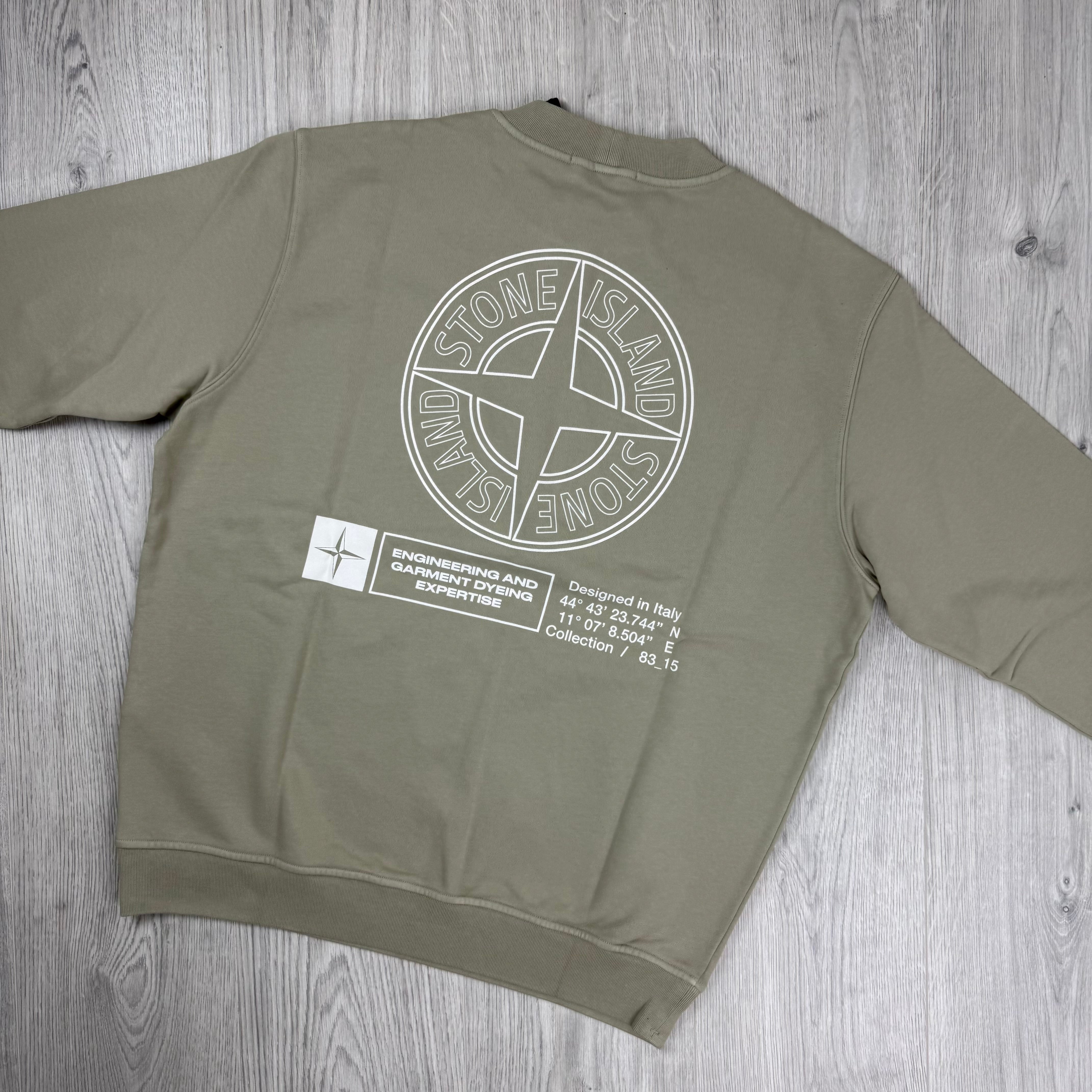 Stone Island Printed Sweatshirt - Desert