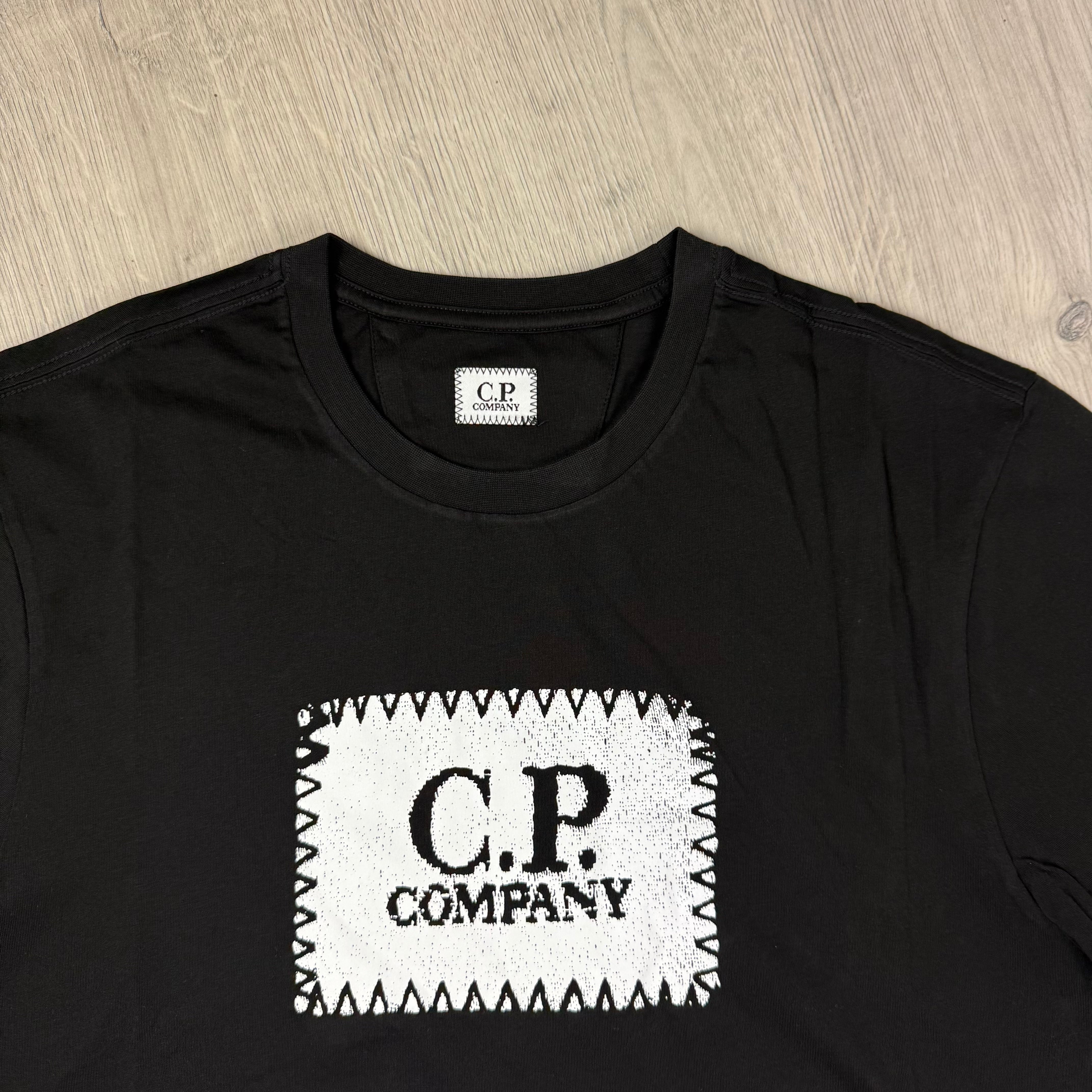 CP Company Stamp T-Shirt - Black