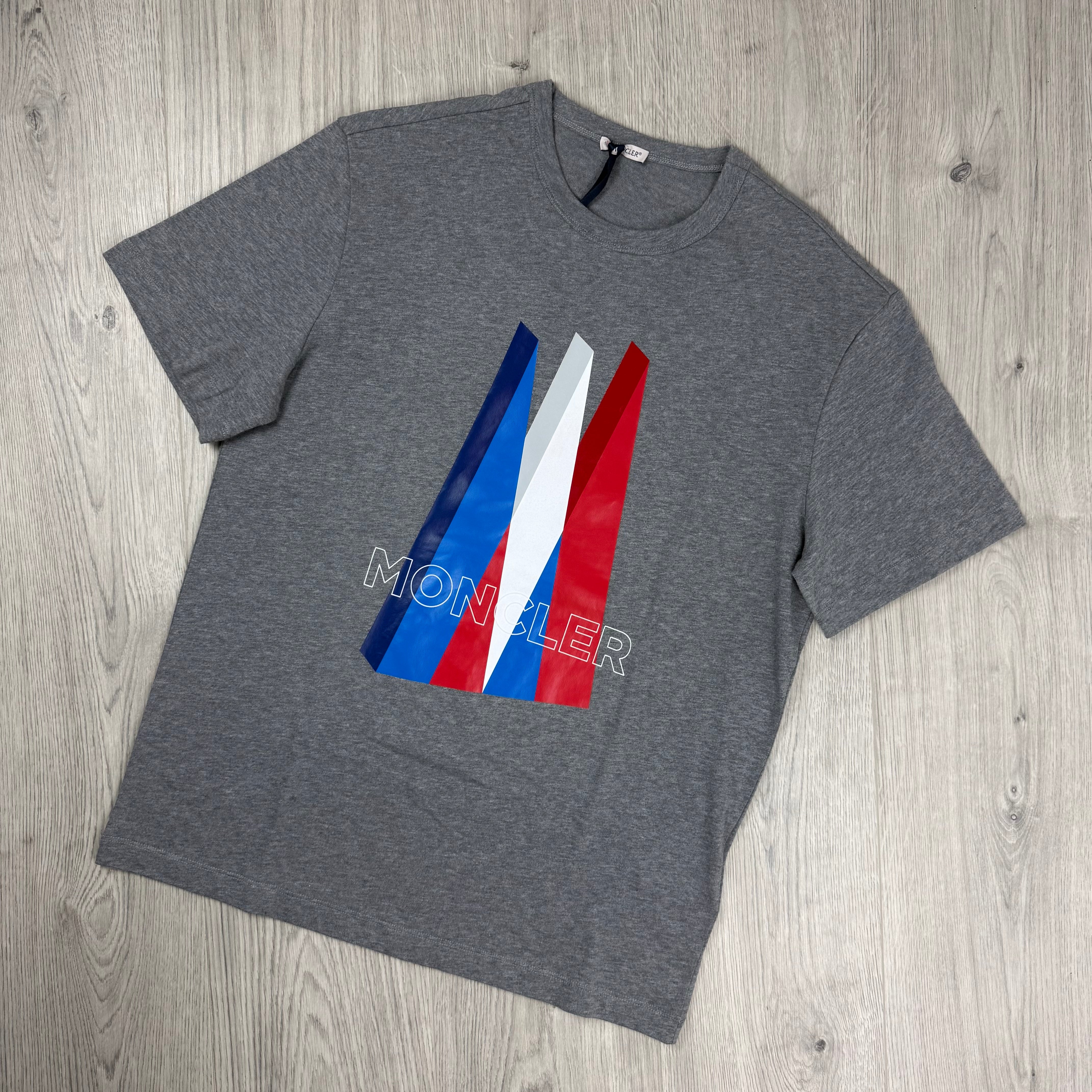 Moncler Printed T-Shirt - Grey