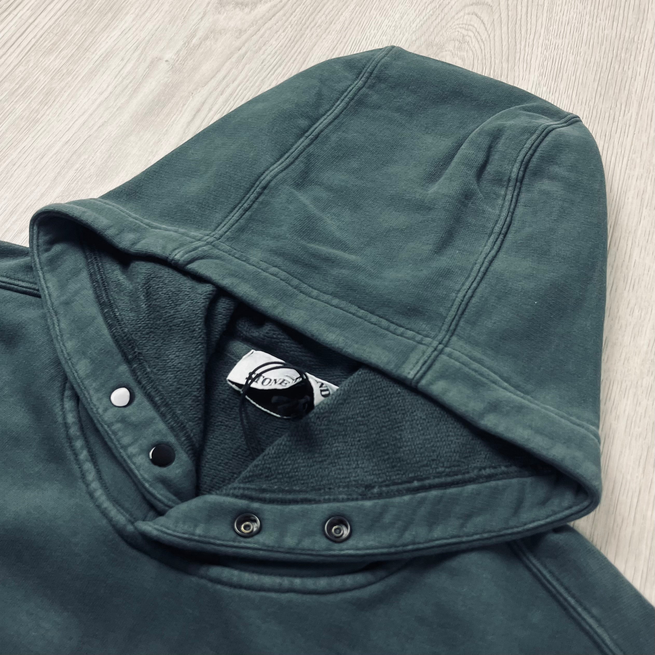 Stone Island Dyed Hoodie - Lead Grey