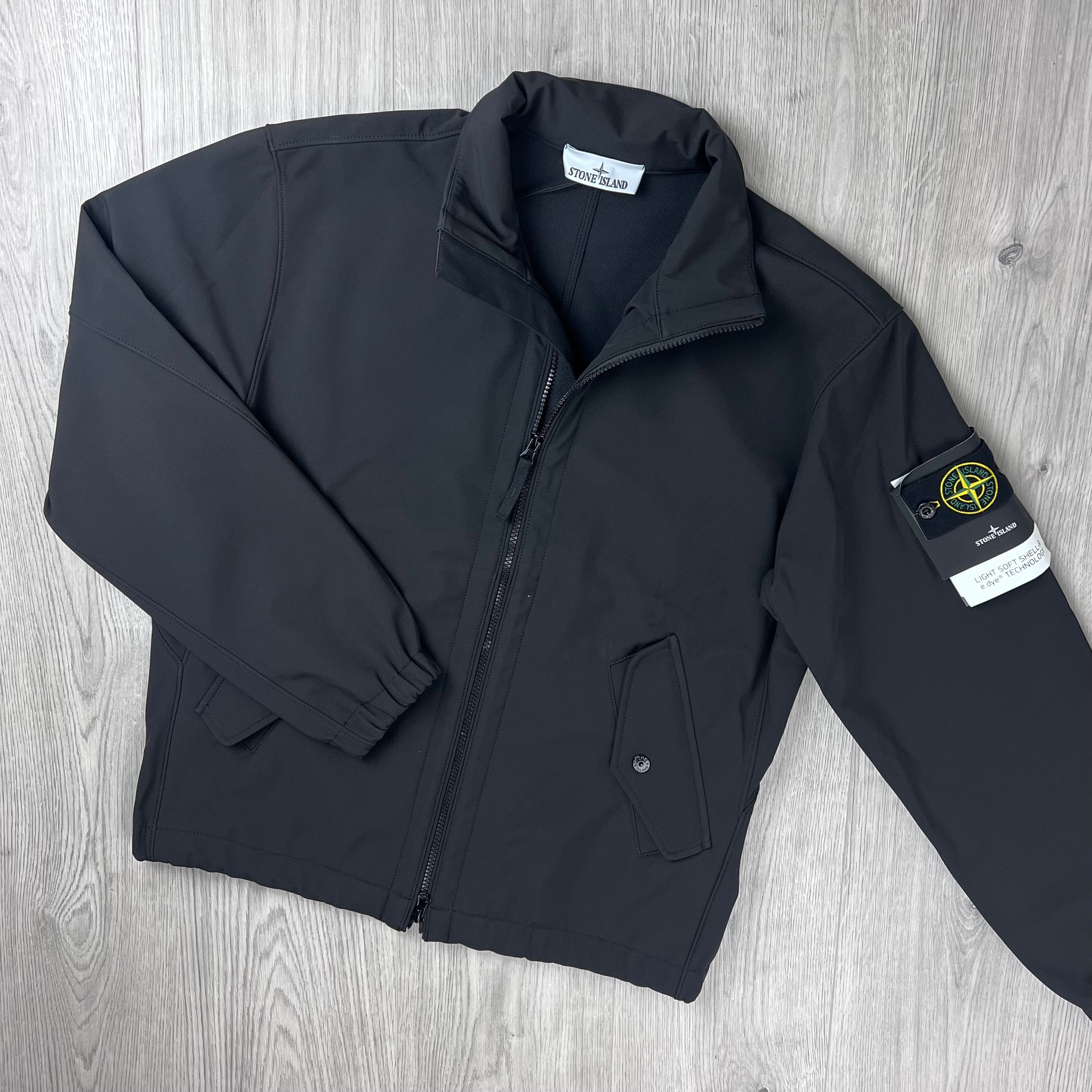 Stone Island Shell Jacket - Black
