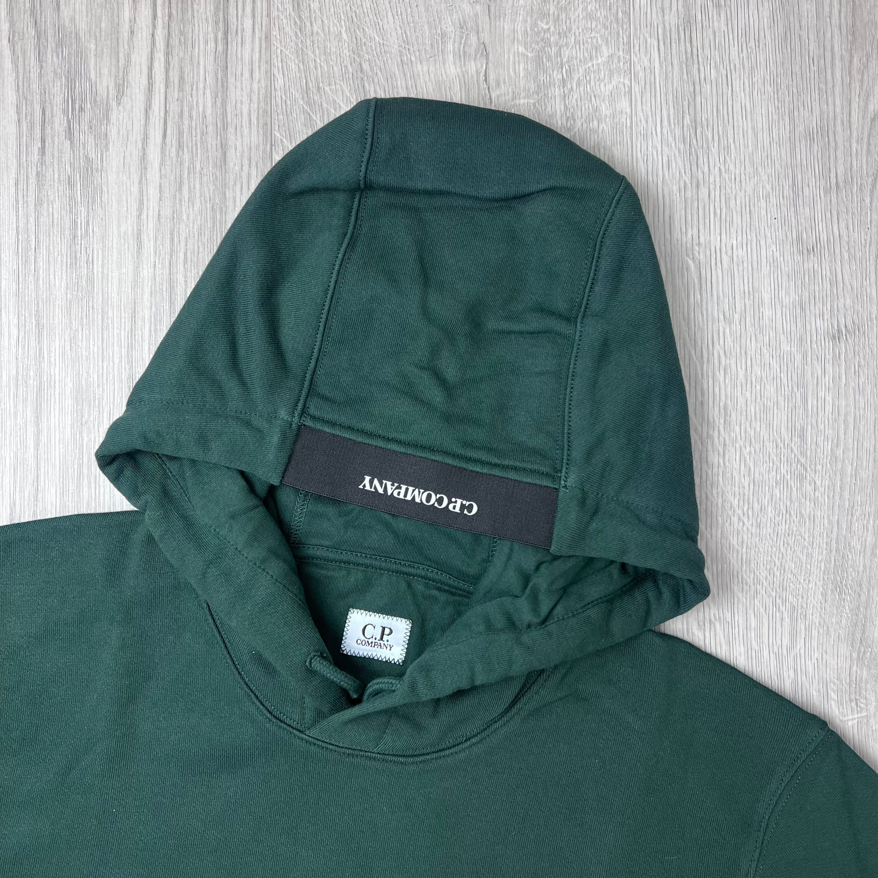 CP Company Raised Fleece Hoodie - Ponderosa Pine