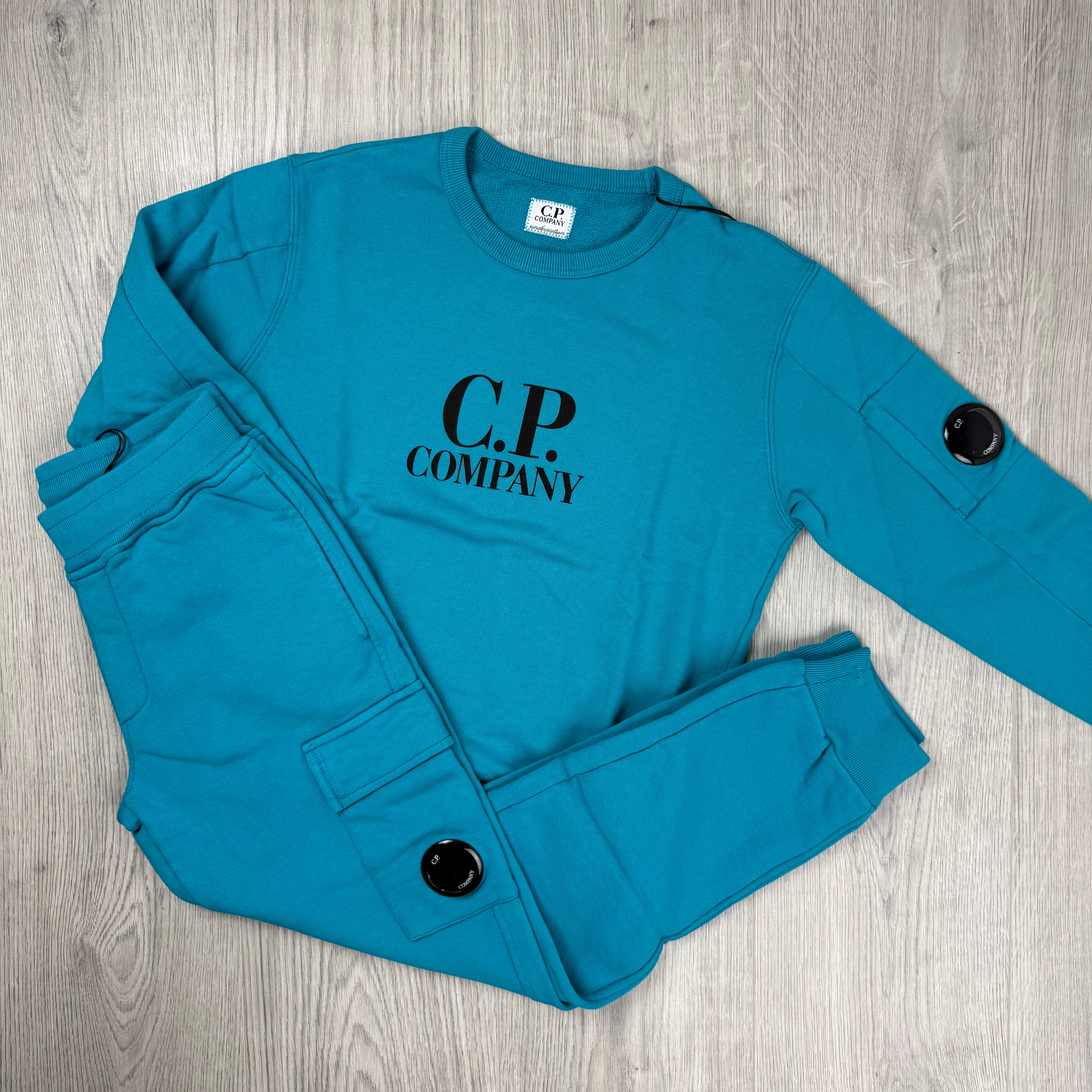 CP Company Junior Tracksuit - Tile Blue