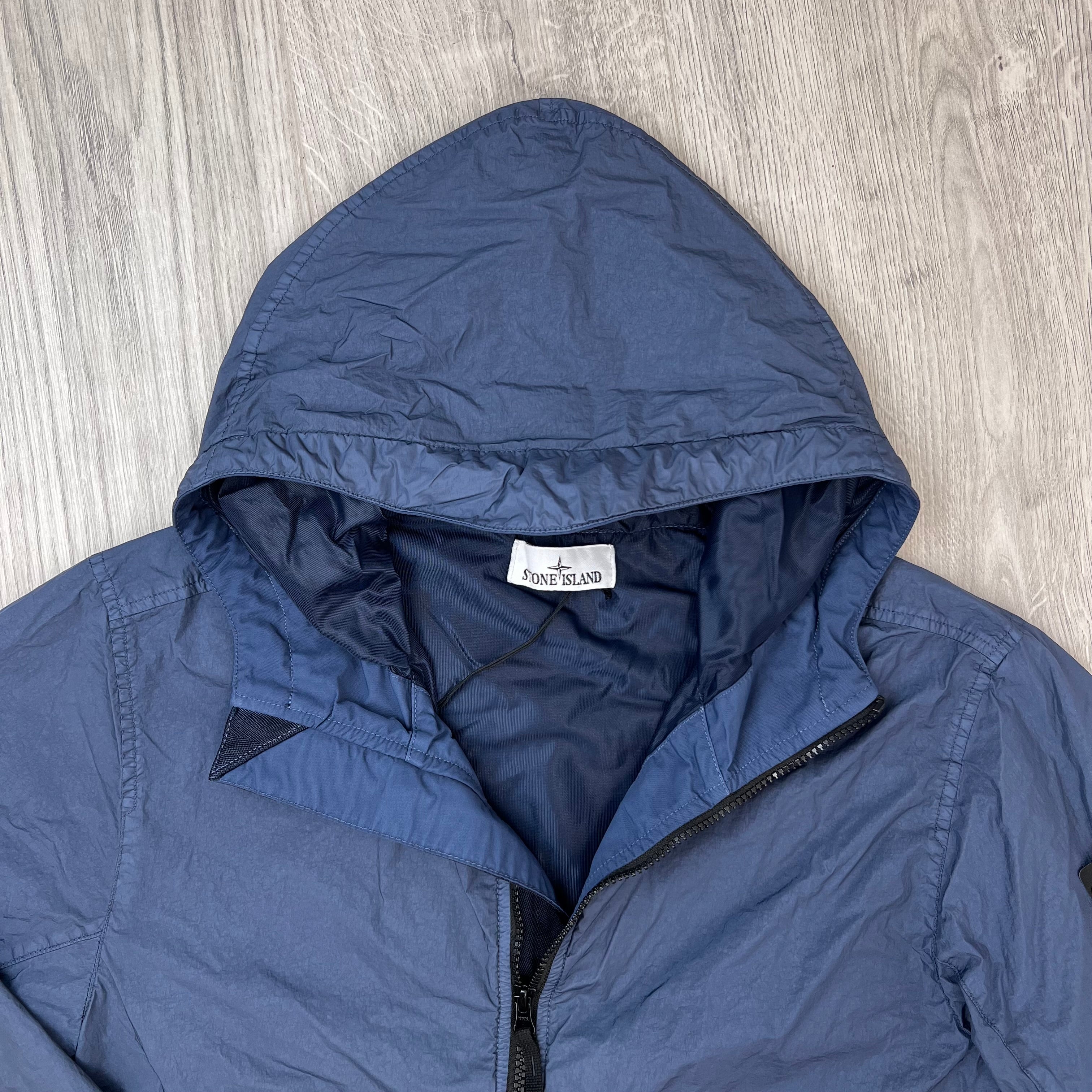 Stone Island Crinkle Reps NY Jacket - Slate Blue