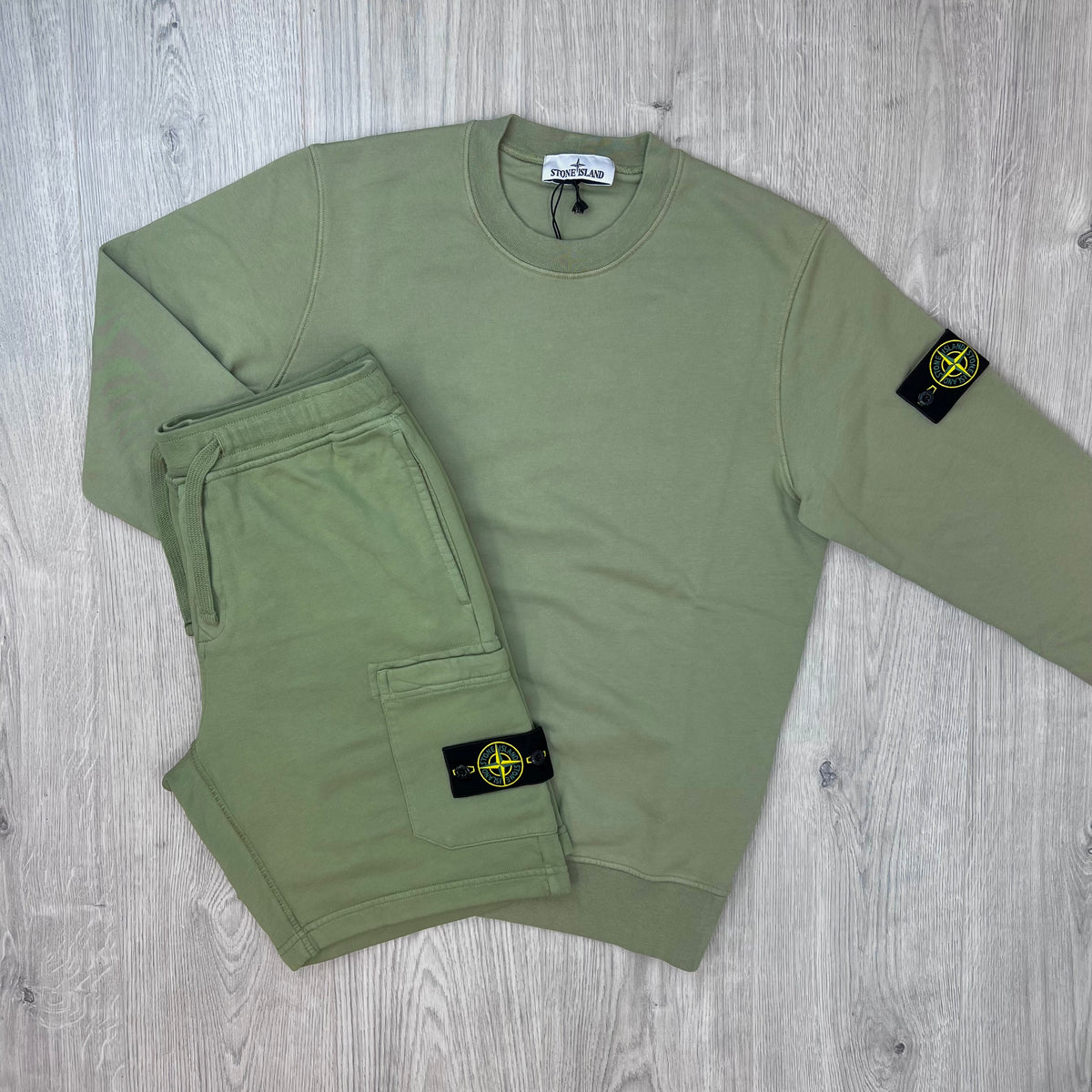 Stone Island Tracksuit - Laurel Green