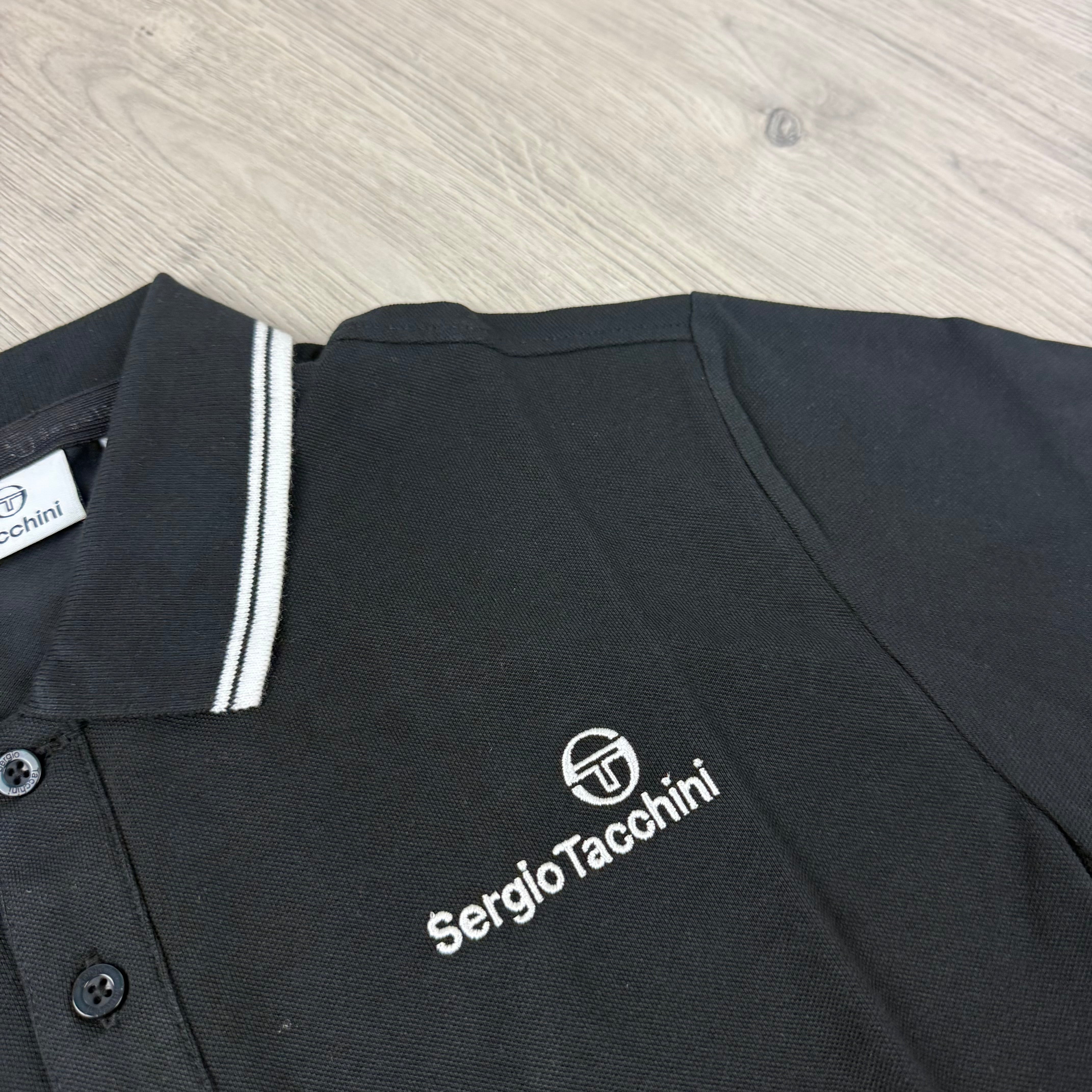 Sergio Tacchini 'Reed Co' Polo Shirt - Black