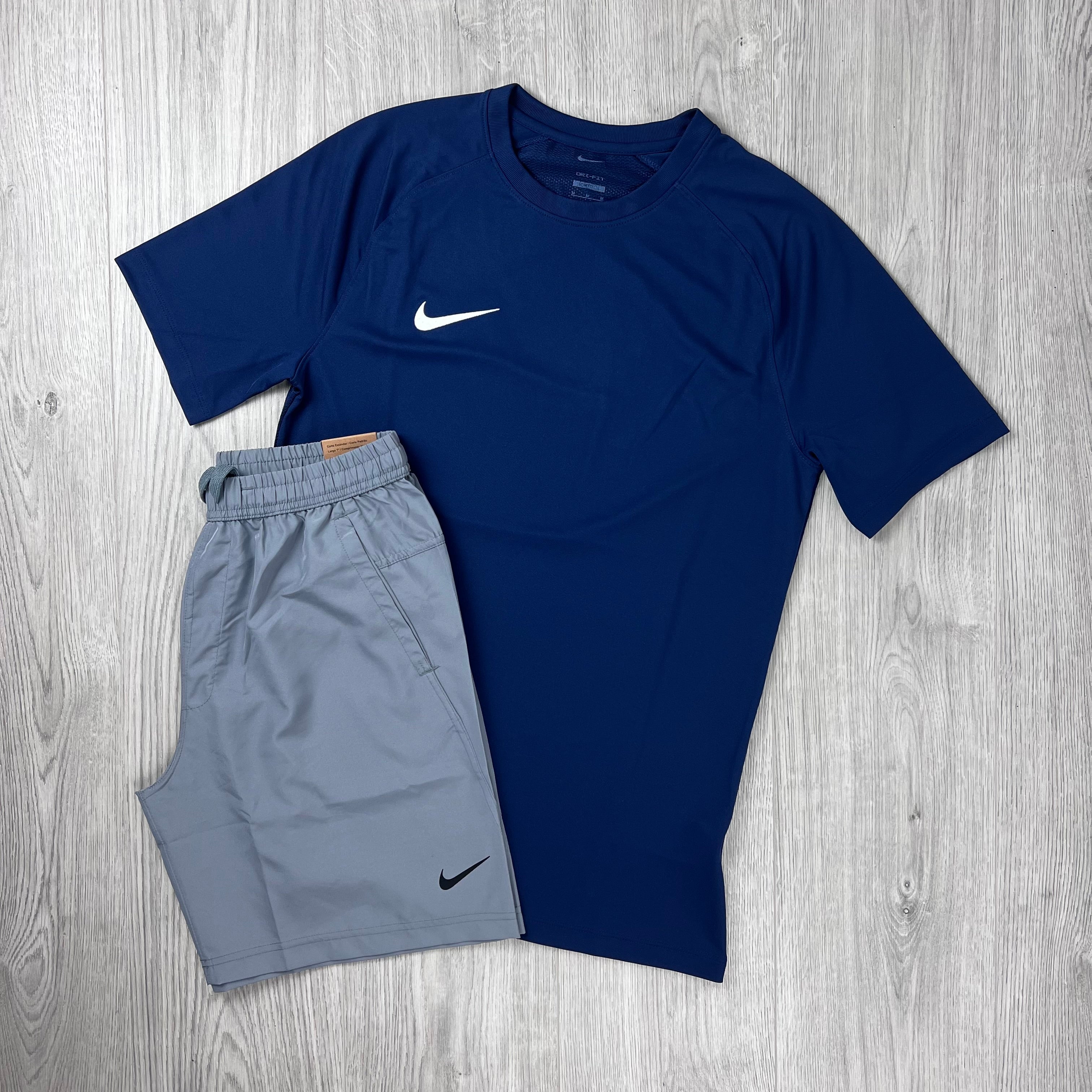 Nike 'Dri-Fit' Pocket Set - Navy/Grey