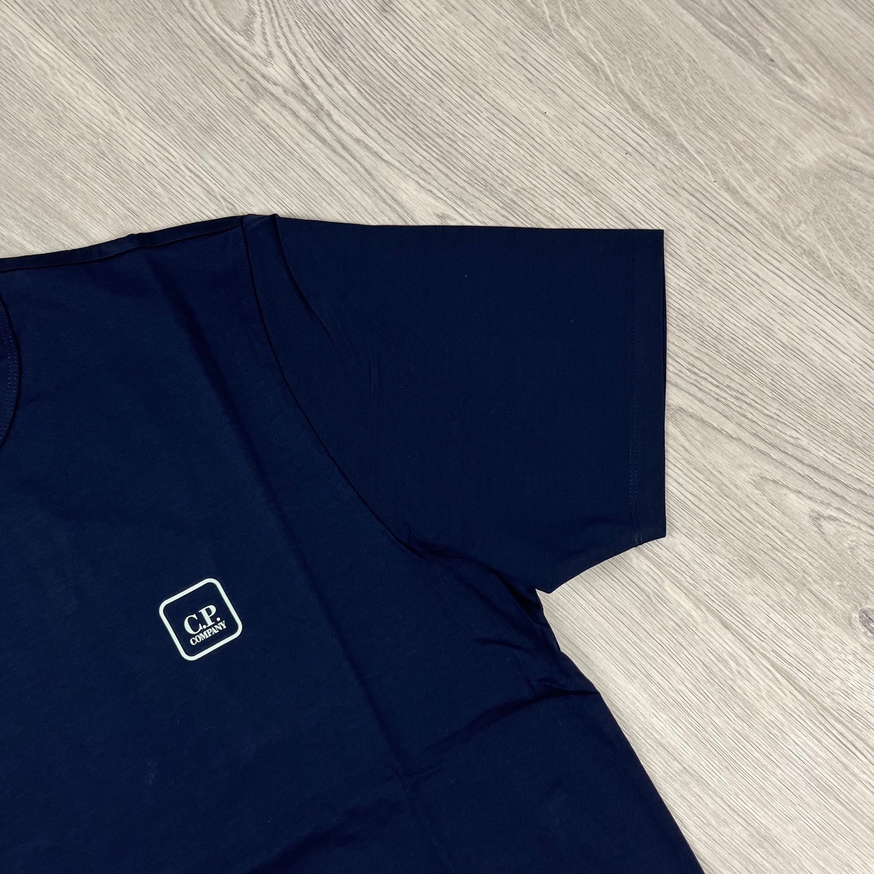 CP Company Metropolis T-shirt in Sky Captain. On sale at Open Attire.