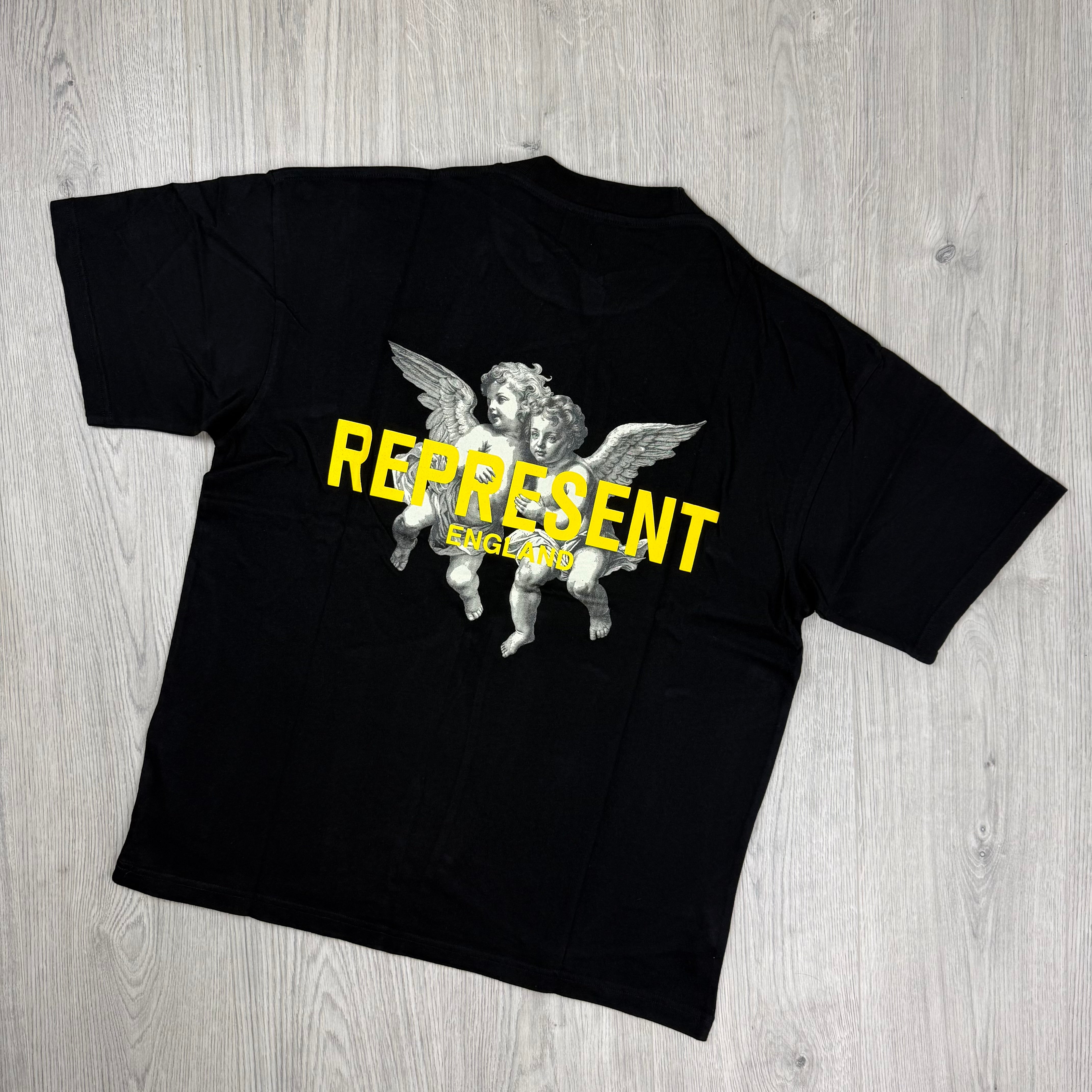 Represent 'Cherub' T-Shirt - Jet Black