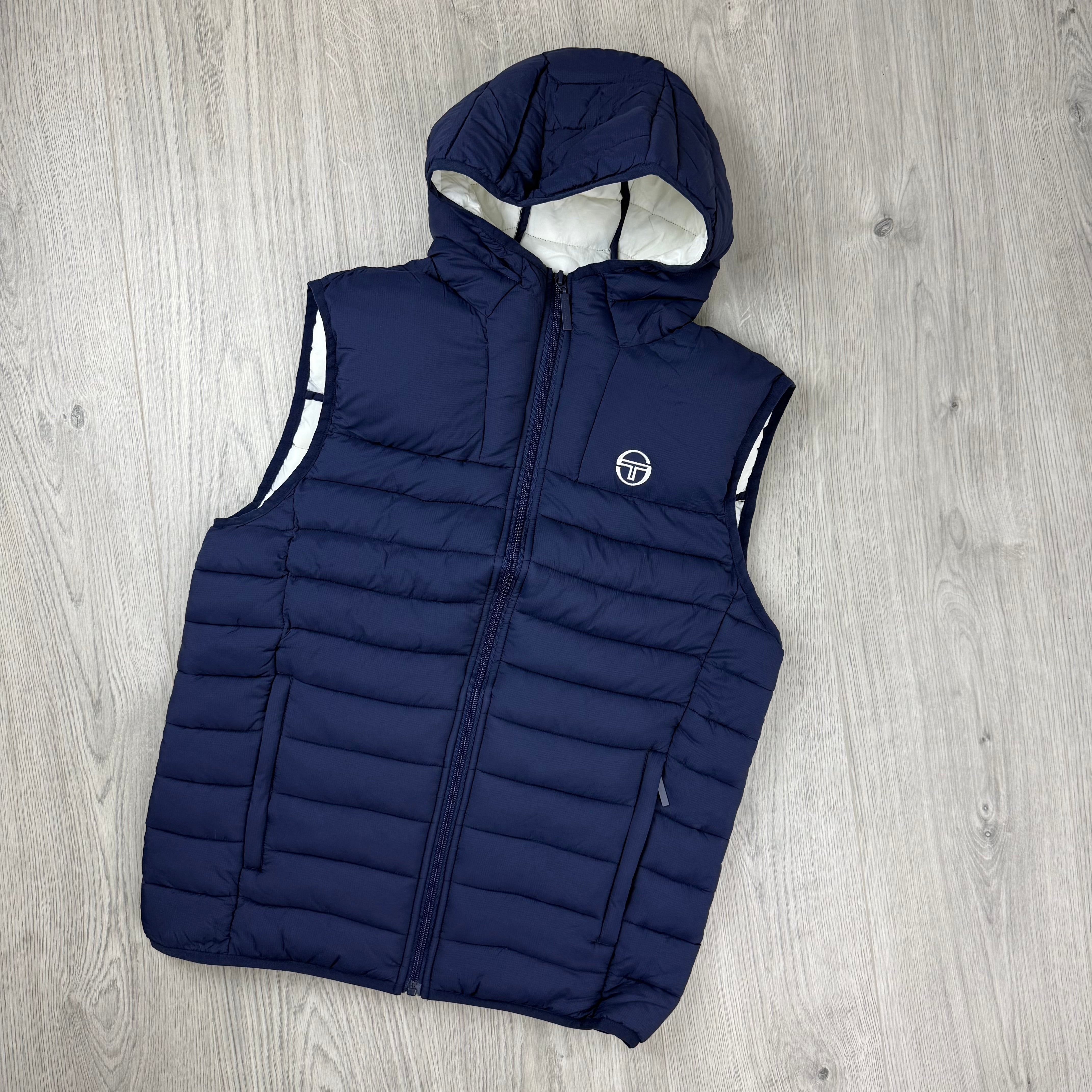 Sergio Tacchini 'Vessen 024' Puffer Gilet - Navy