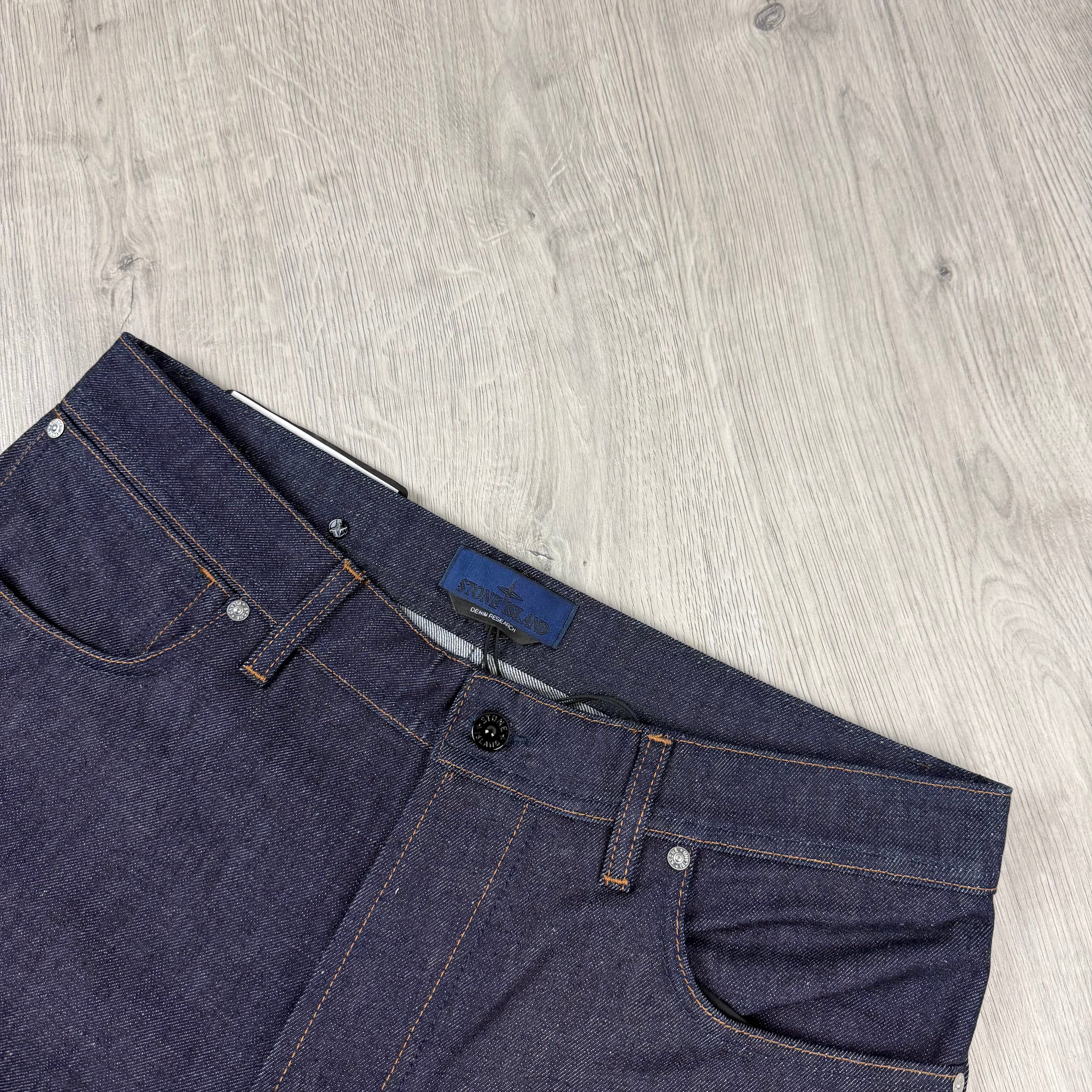 Stone Island Loose Denim Jeans - Indigo Raw