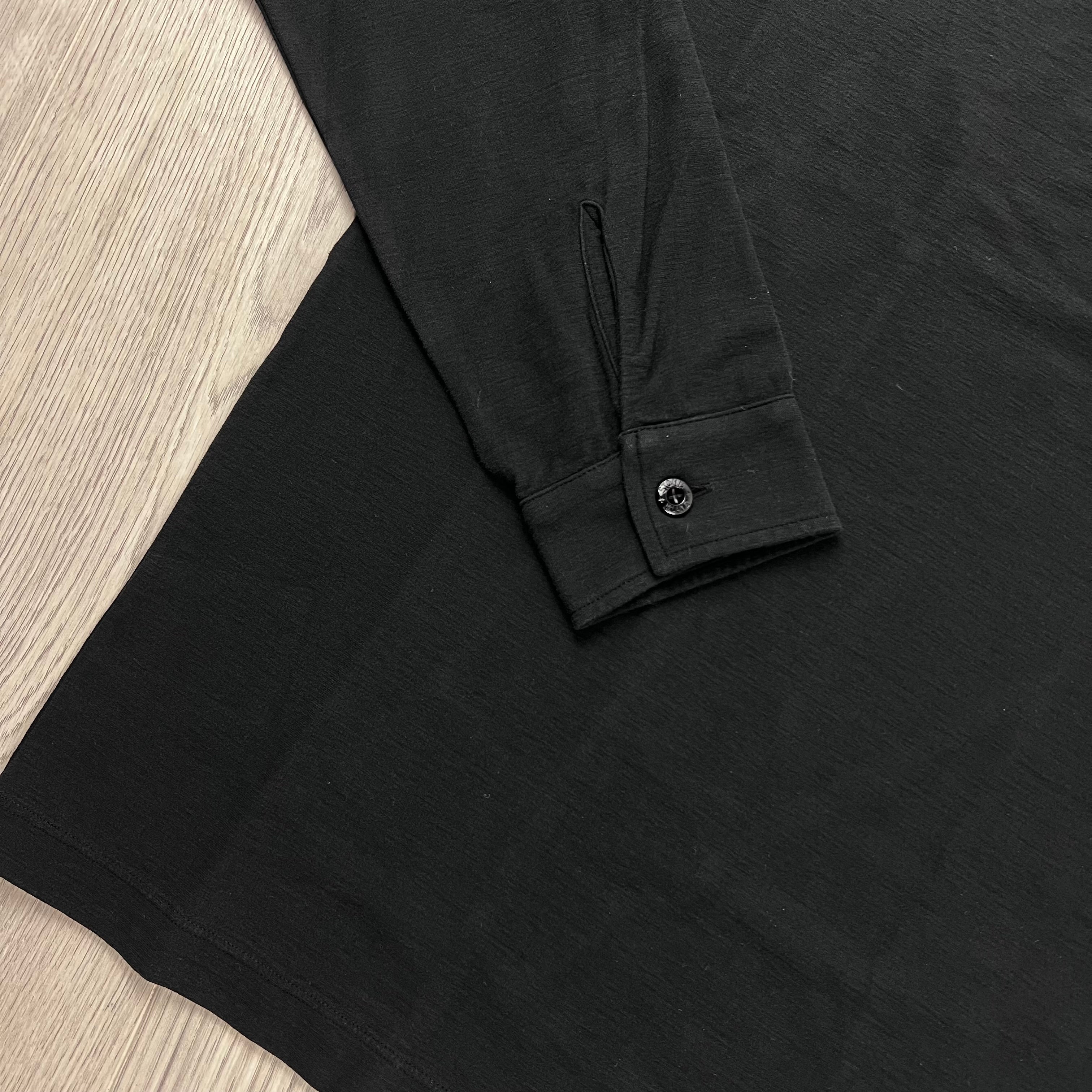 Stone Island Ghost Patch Polo Shirt - Black