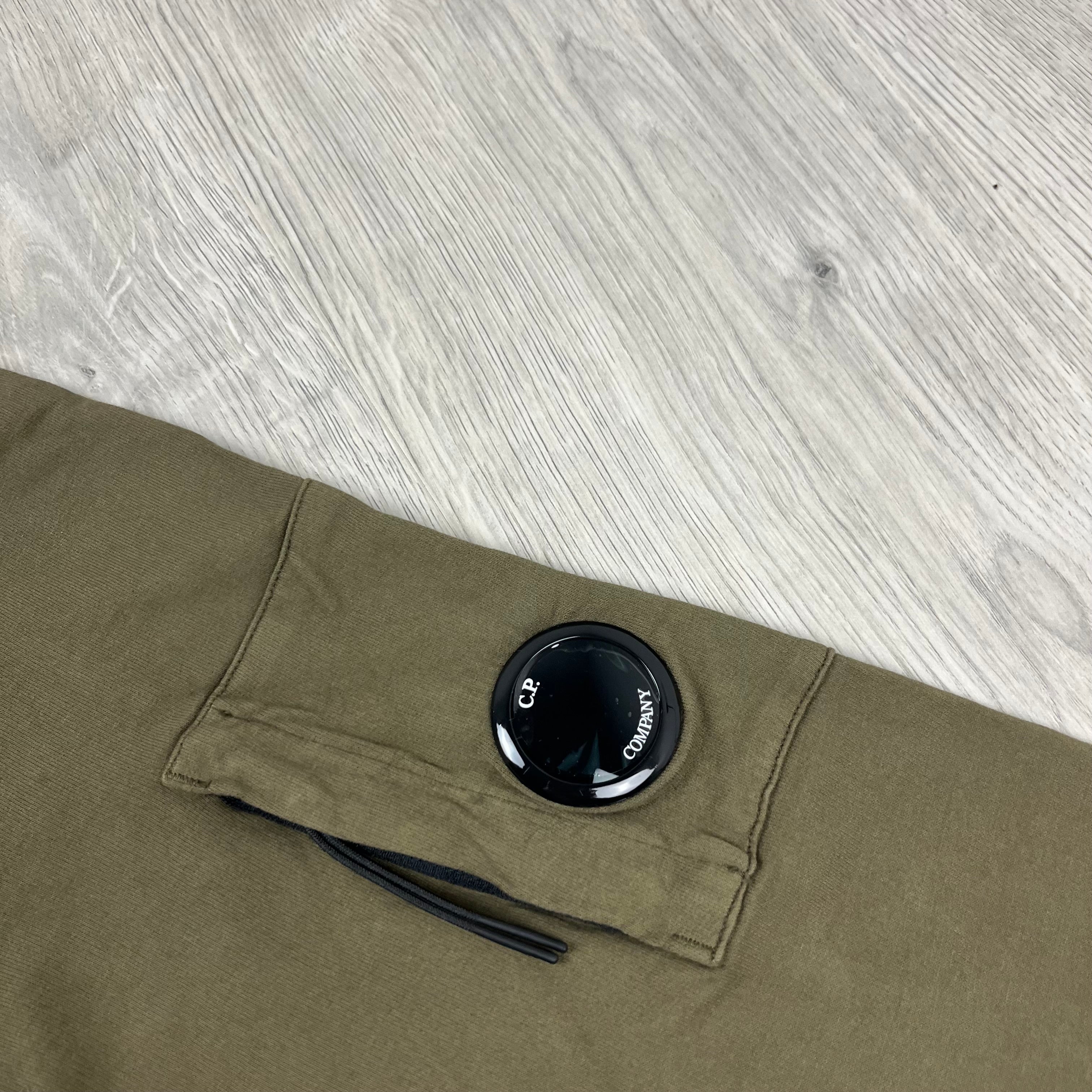 CP Company Zip Hoodie in Ivy Green. On sale at Open Attire.